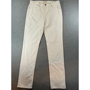 Rye 51 Mens Cream Off White Five Pocket Straight Leg Pants Size 31 x 34 1245